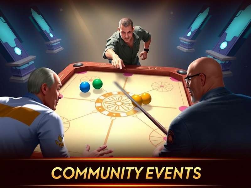 Elite Carrom Warrior Kingpin physics demonstration